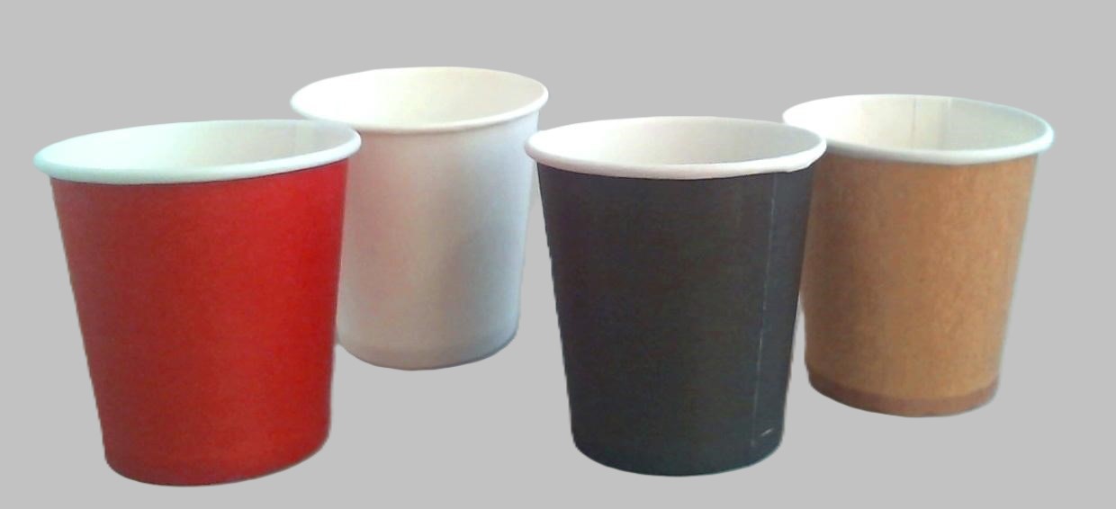 Стаканы бумажные однослойные