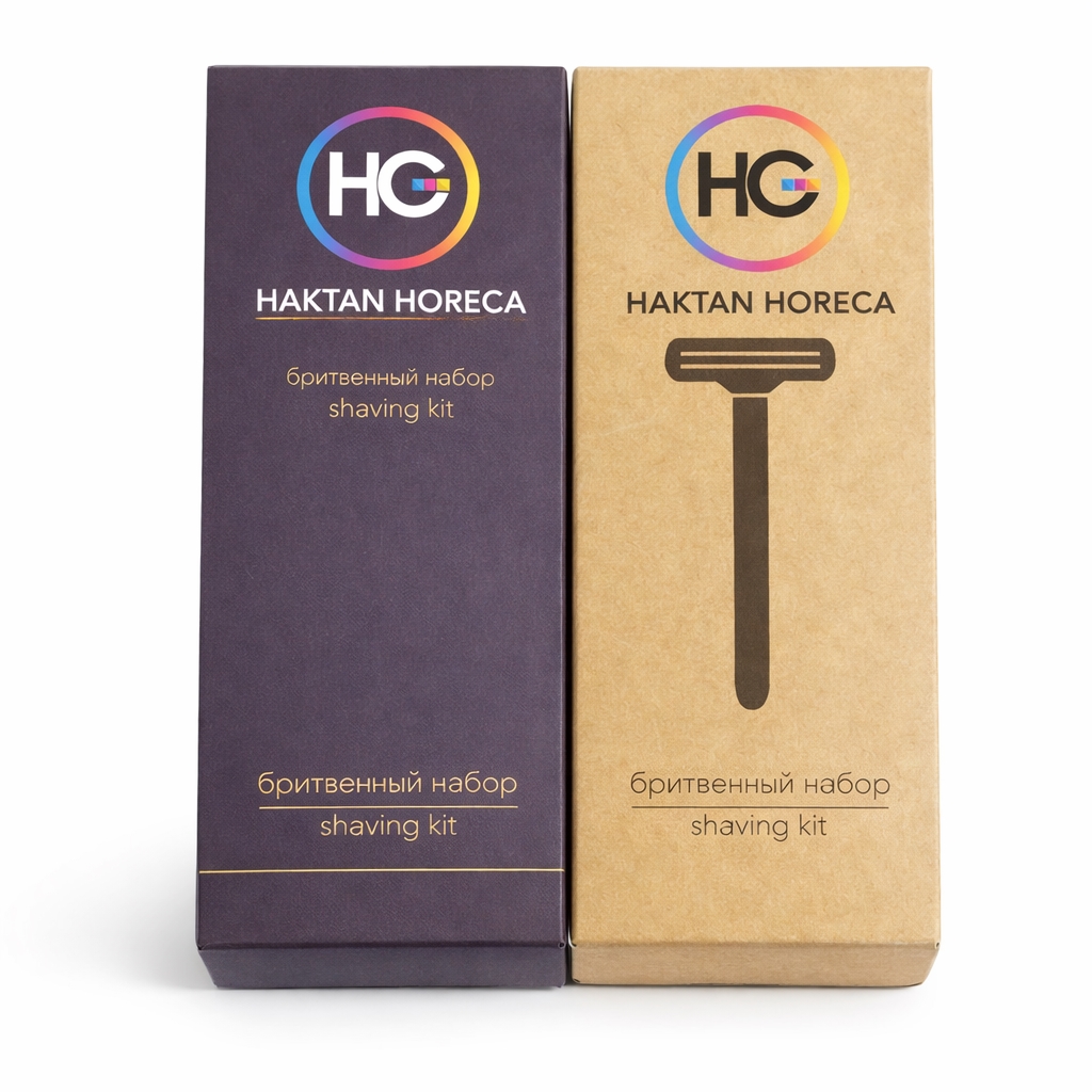Бритвенный набор в коробке с вашим брендом ПОД ЗАКАЗ