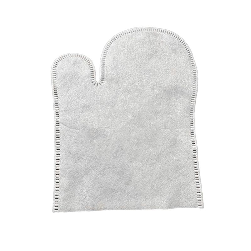 Одноразовая тряпочка для чистки обуви с пальцем (варежка)