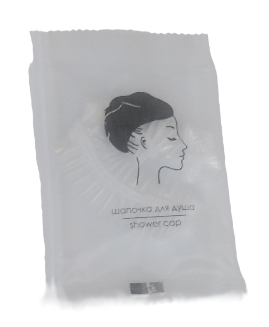 Одноразовая шапочка для душа в вакуумной упаковке