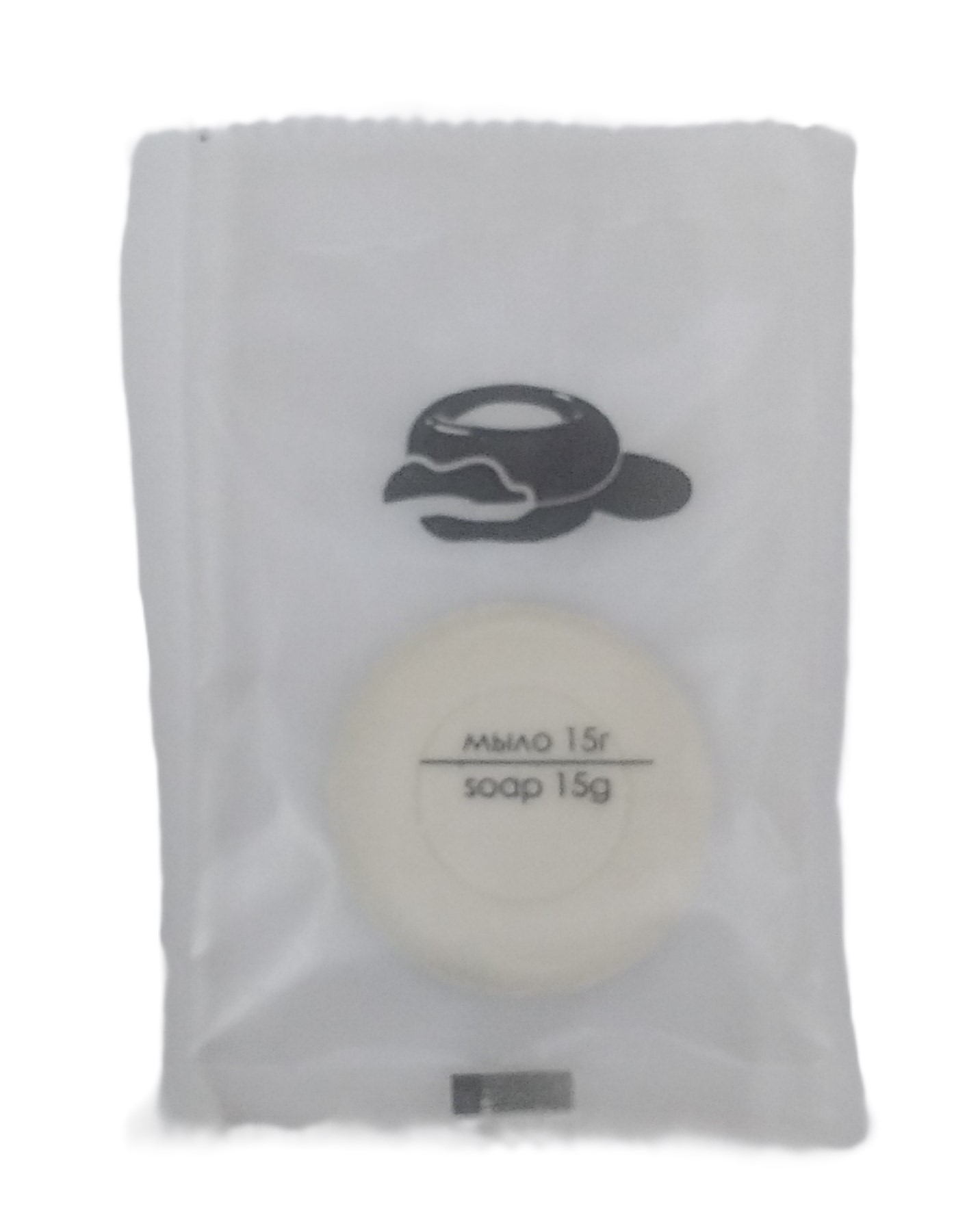 Одноразовое мыло 15 гр. в вакуумной упаковке