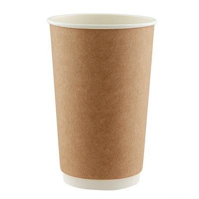 Стакан 2-х слойный 400 мл крафт 400/кор