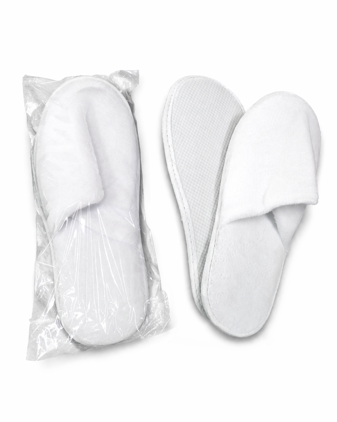 Одноразовые махровые тапочки — 5 мм