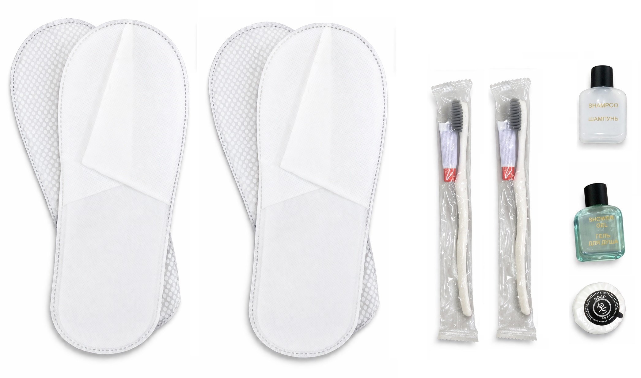 Одноразовый набор гигиенических принадлежностей, для двоих