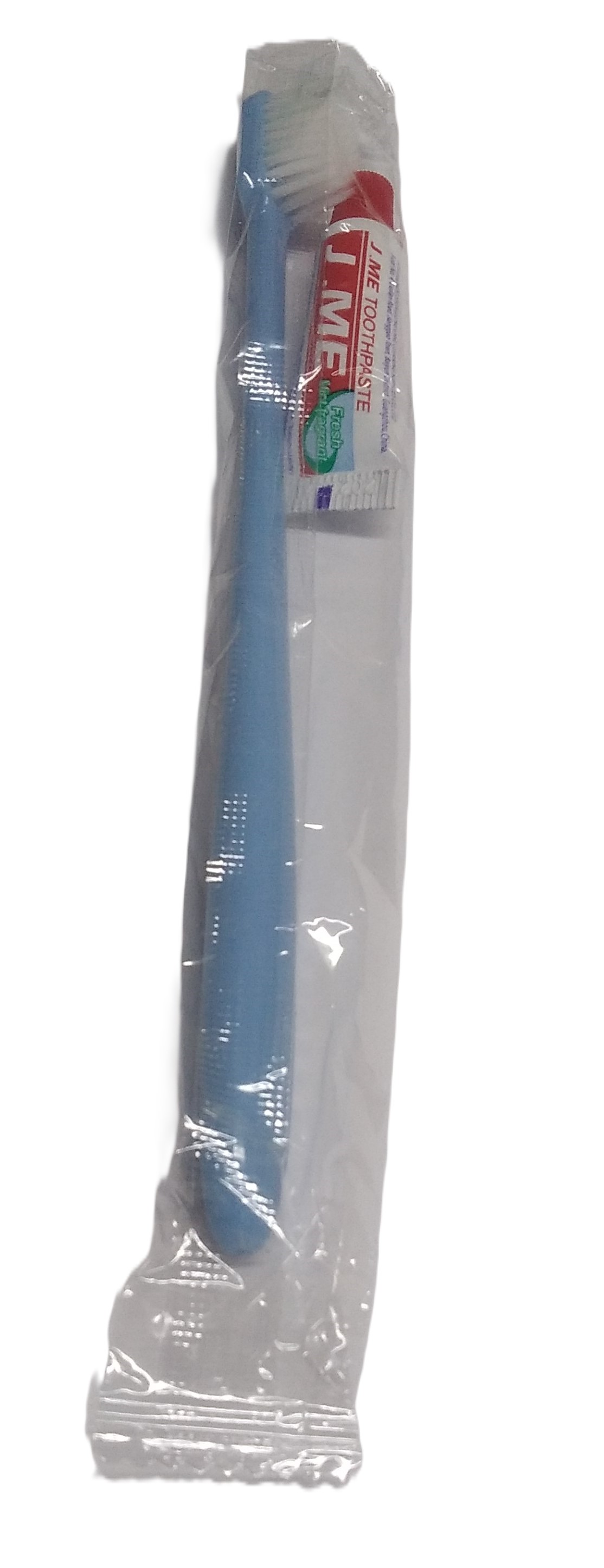 Одноразовый зубной набор - щётка + паста (5гр.) во флоу-пак упаковке