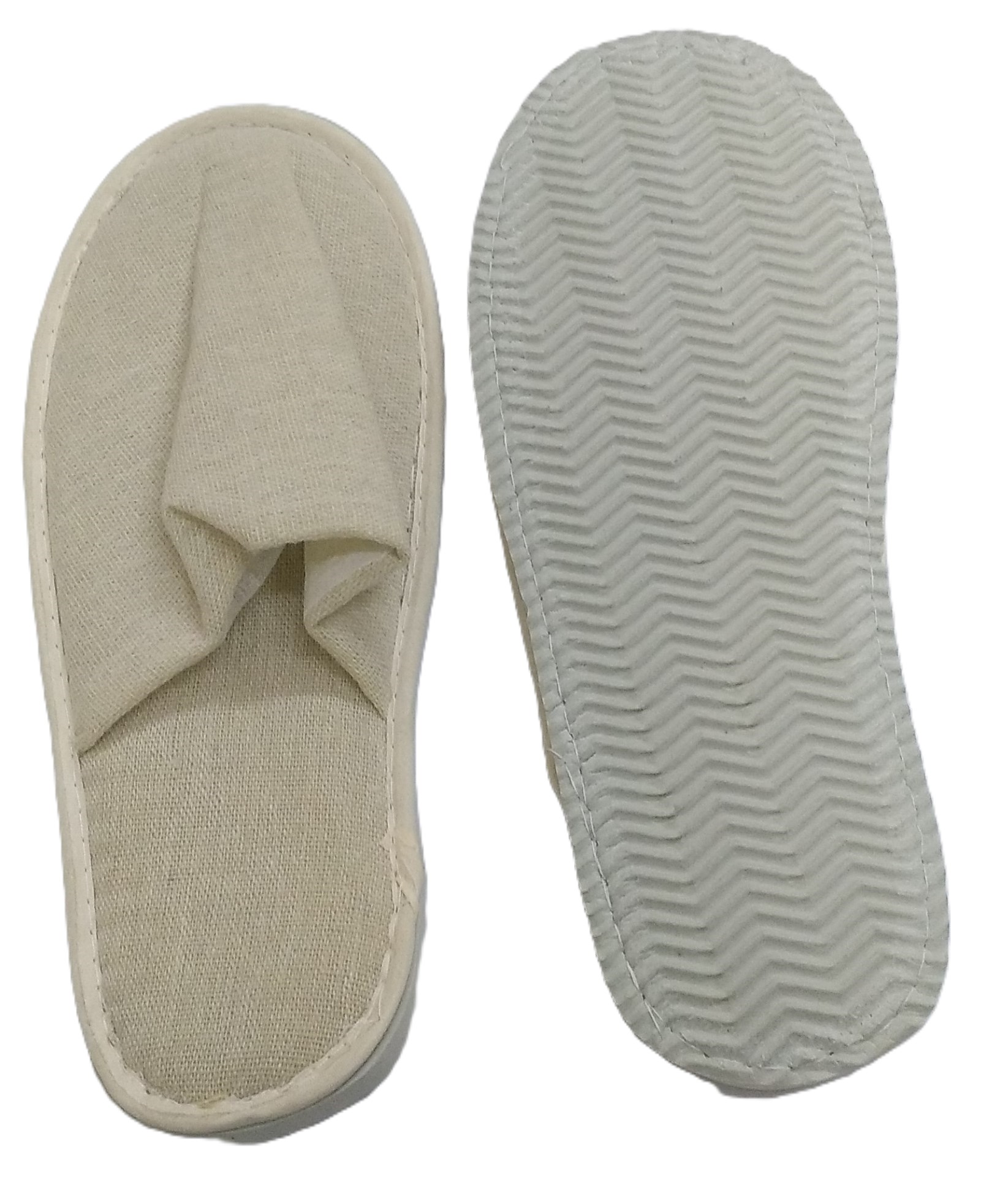 Одноразовые тапочки из льна ПРЕМИУМ класс— 6 мм