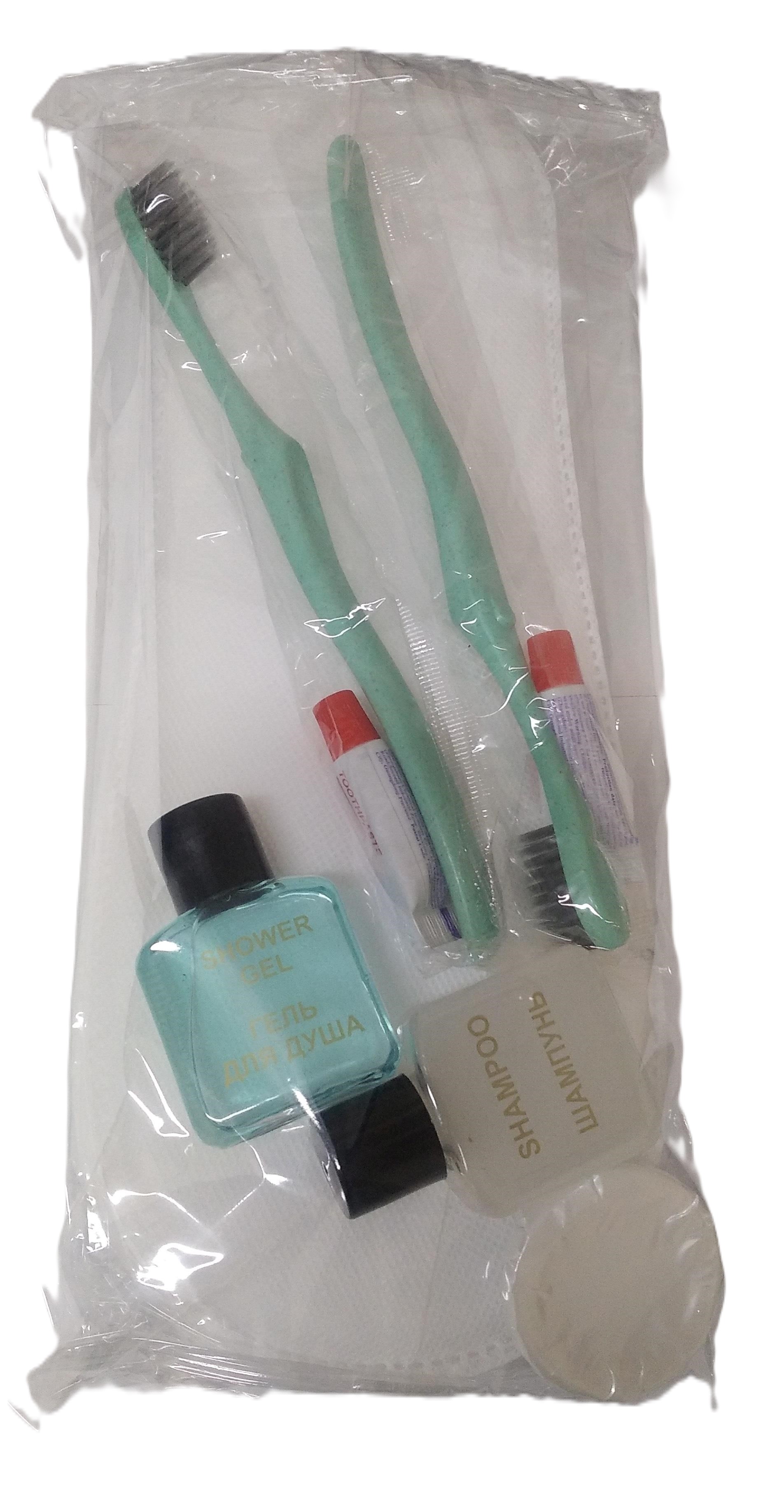 Одноразовый набор гигиенических принадлежностей, для двоих