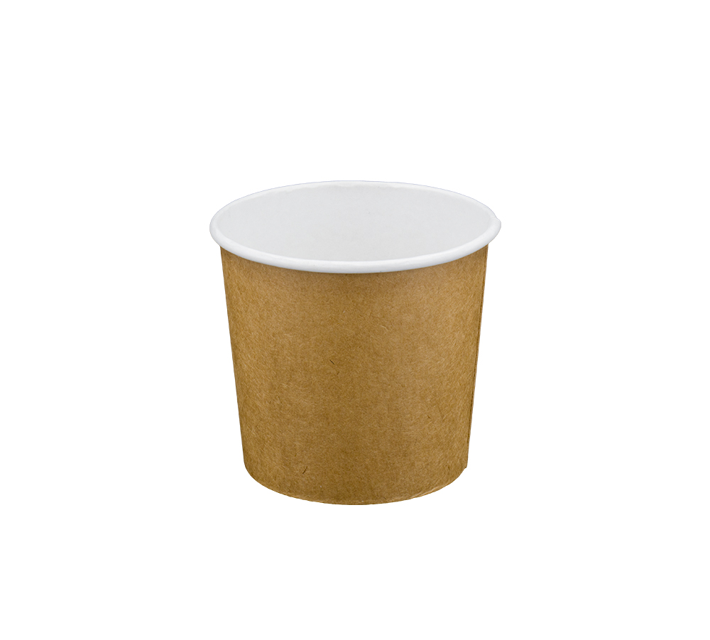 Супница 340 бумажная 1-сторонняя ламинация КРАФТ 640/кор