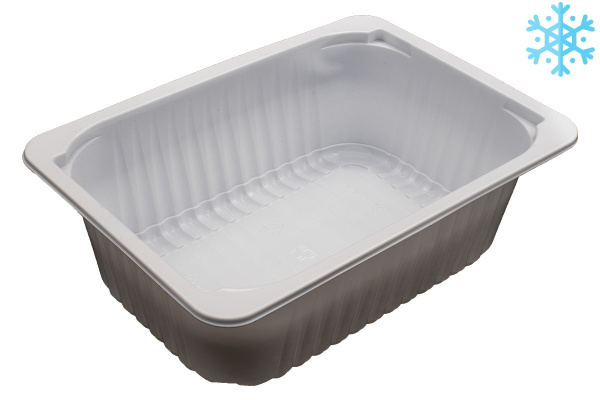Лоток под запайку 210х148х70 мм, белый ПП 240/кор